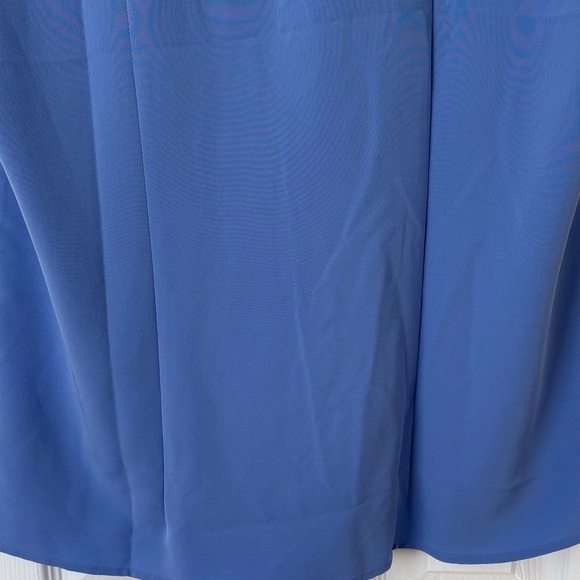 NWOT Lands' End Blue Pleated Blouse - Size 10 - Picture 12 of 14